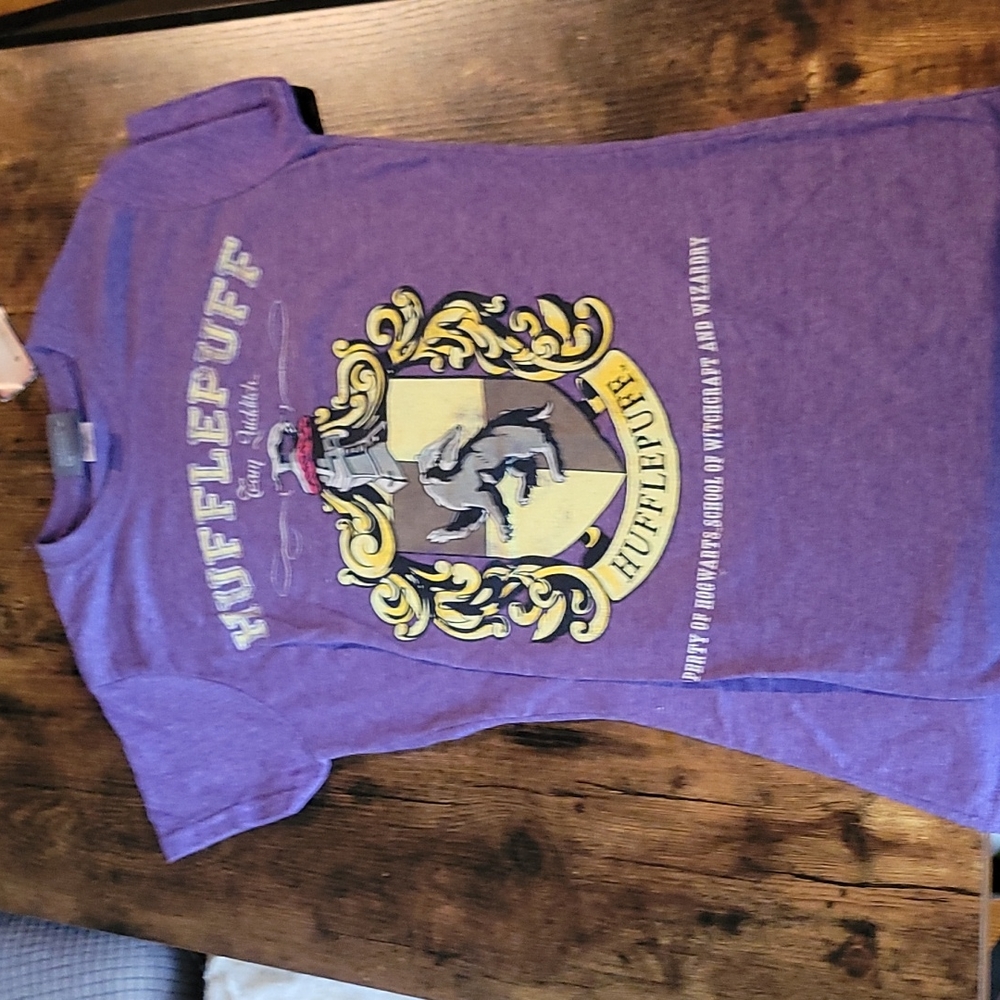 Purple Harry Potter Hufflepuff Shirt